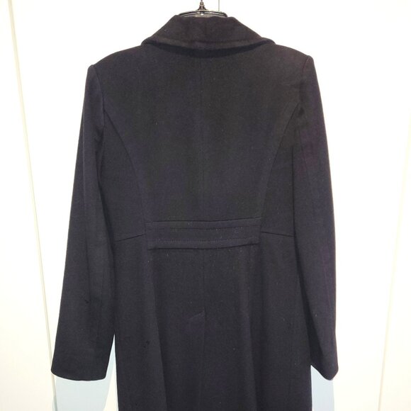 Saks Fifth Avenue x Loro Piana 100% Wool Coat Black Size 2 - Picture 3 of 6